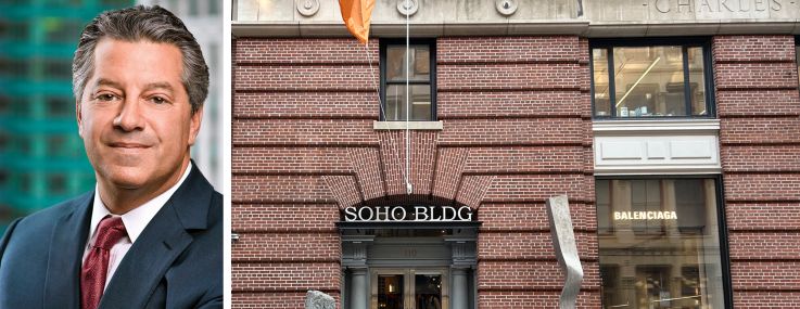 SL Green's Marc Holliday and 110 Greene Street.