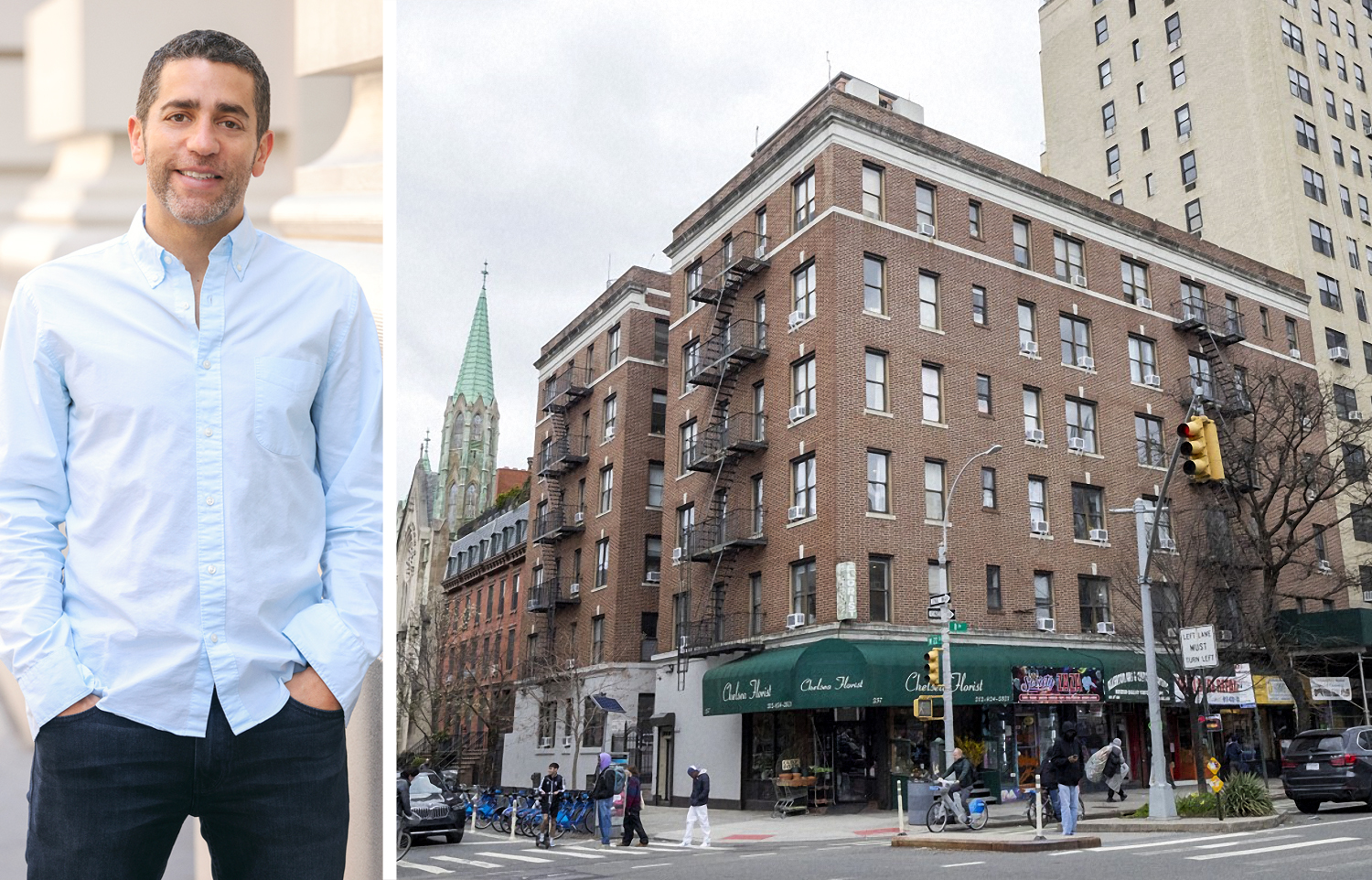 Slate Property Group's Martin Nussbaum and 301 West 22nd Street.