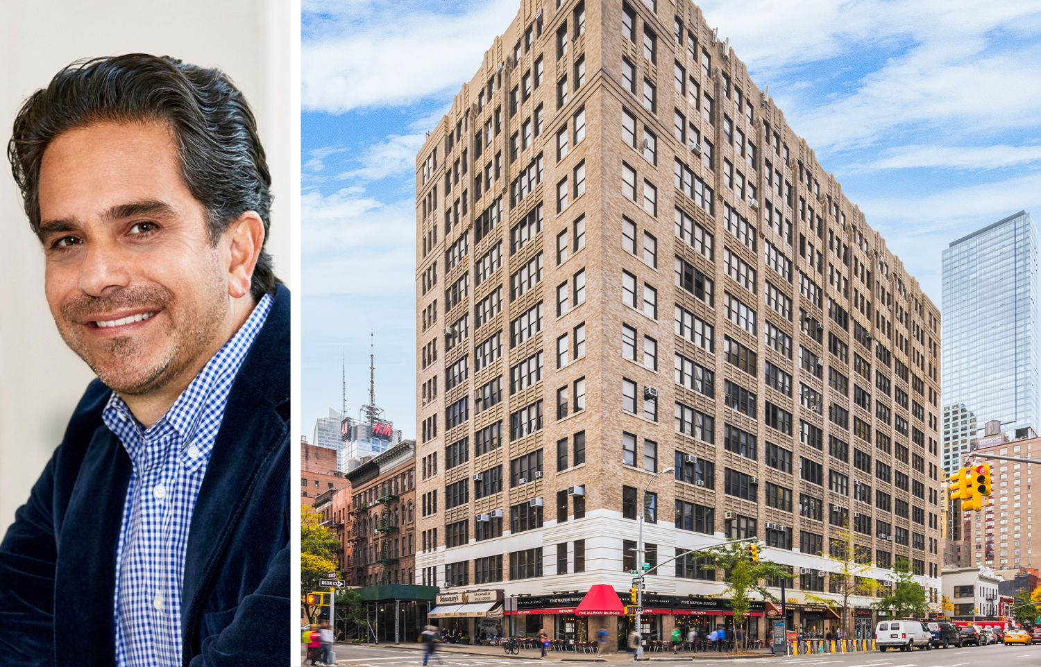 GFP Real Estate's Matthew Mandell and 630 Ninth Avenue.