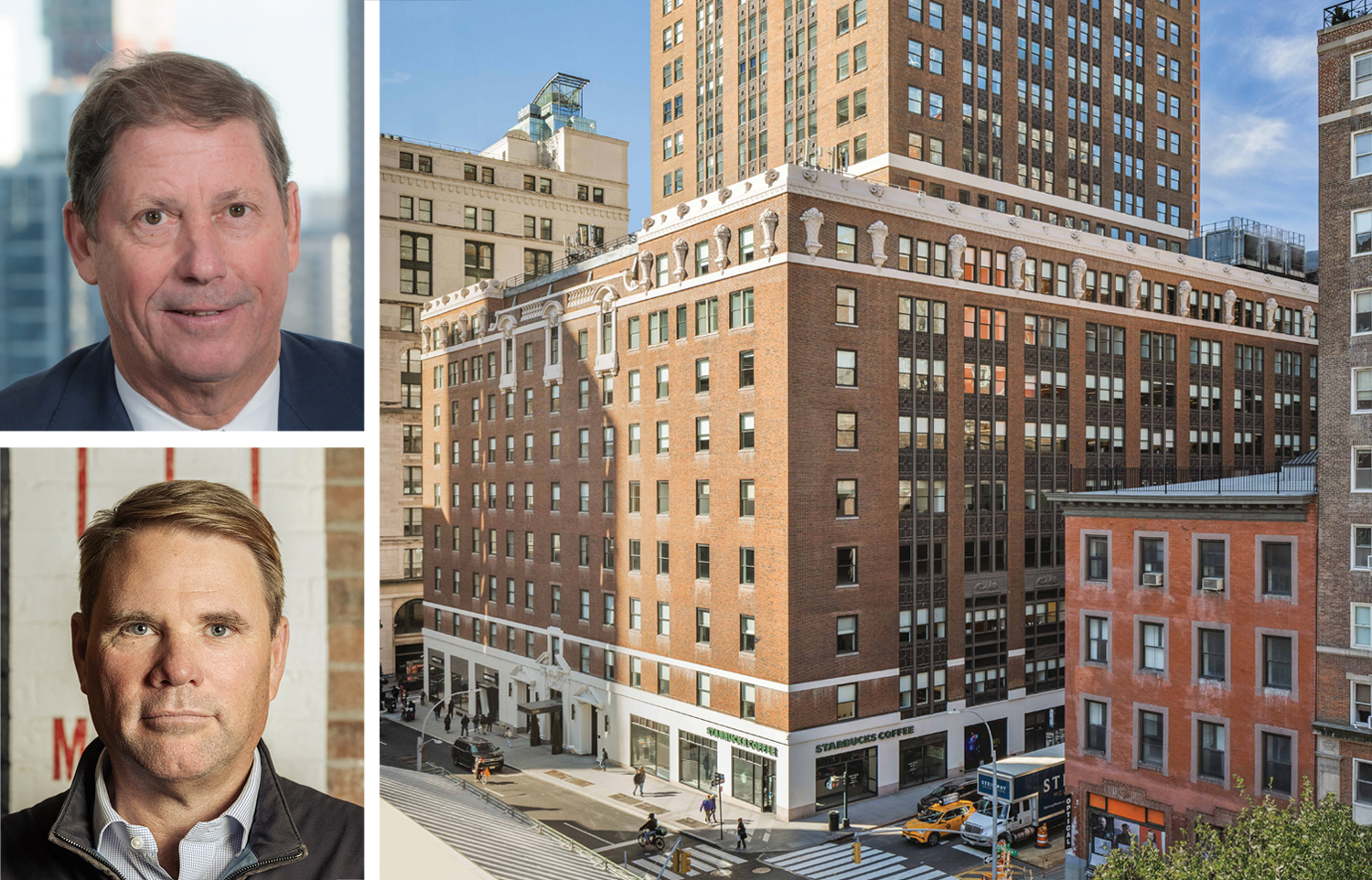 George Comfort & Sons Peter Duncan (top), Jamestown's Michael Phillips, and 200 Madison Avenue.