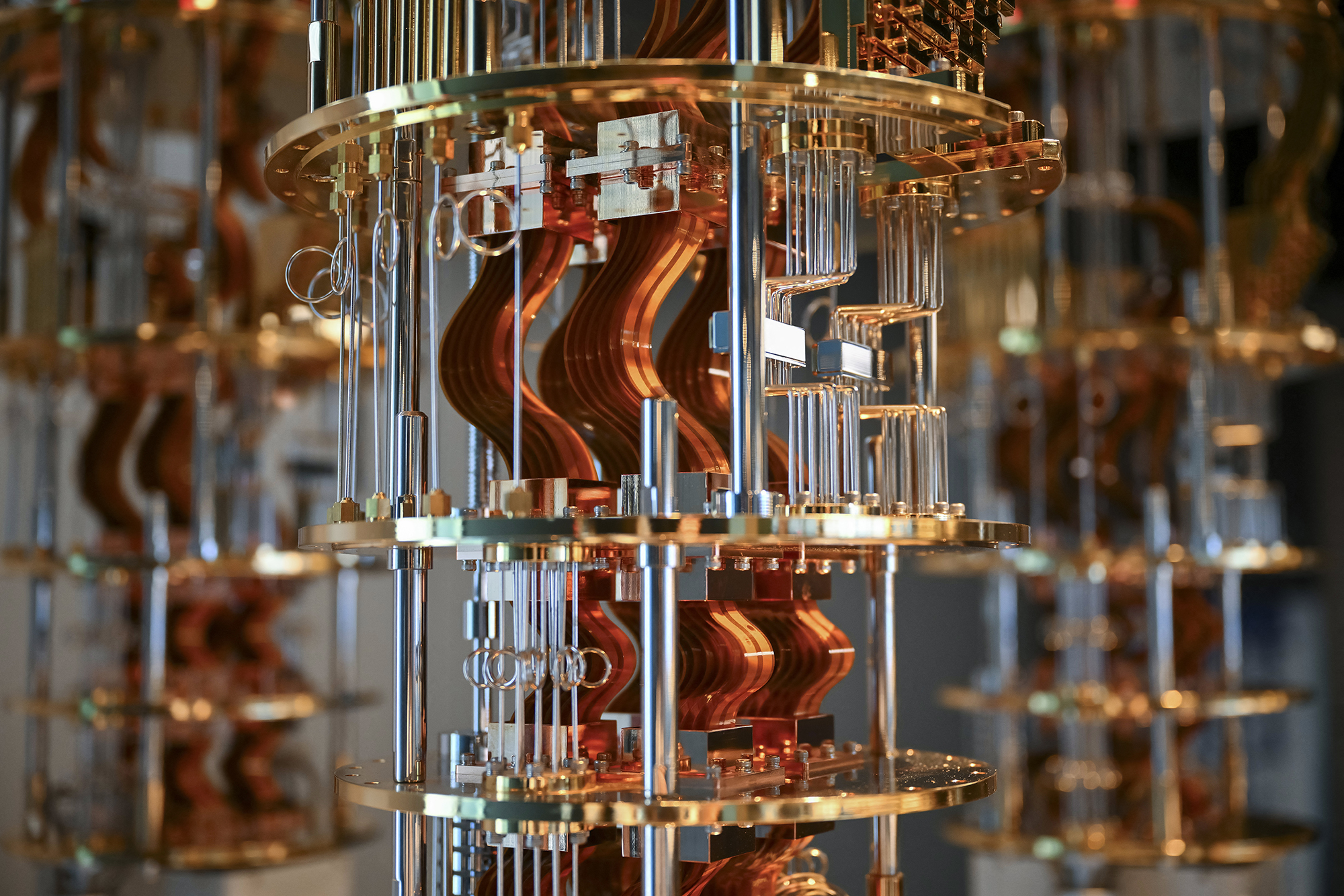 These are parts of an IBM quantum system. IBM is one of the big quantum computing tenants.
