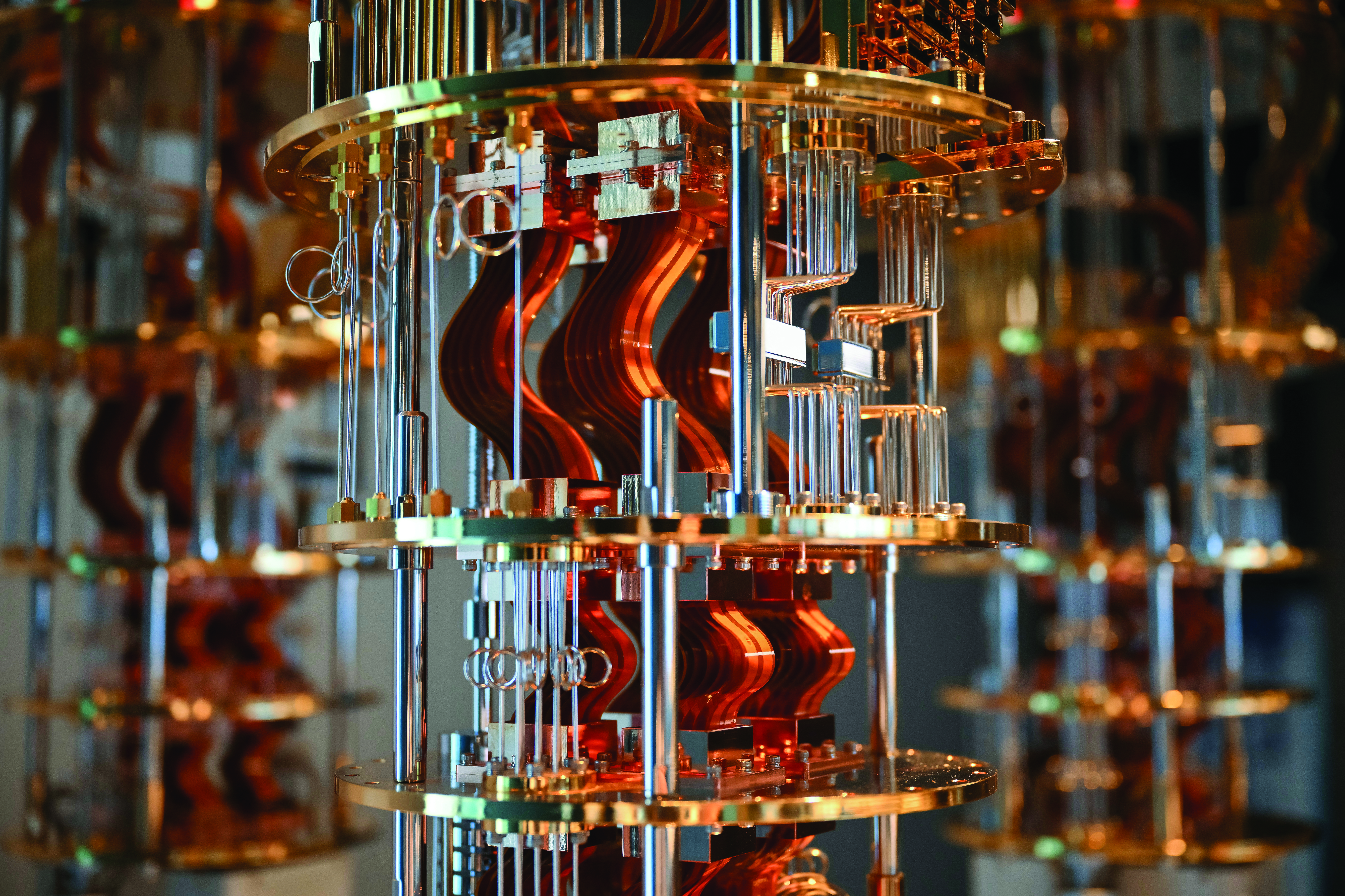 These are parts of an IBM quantum system. IBM is one of the big quantum computing tenants.
