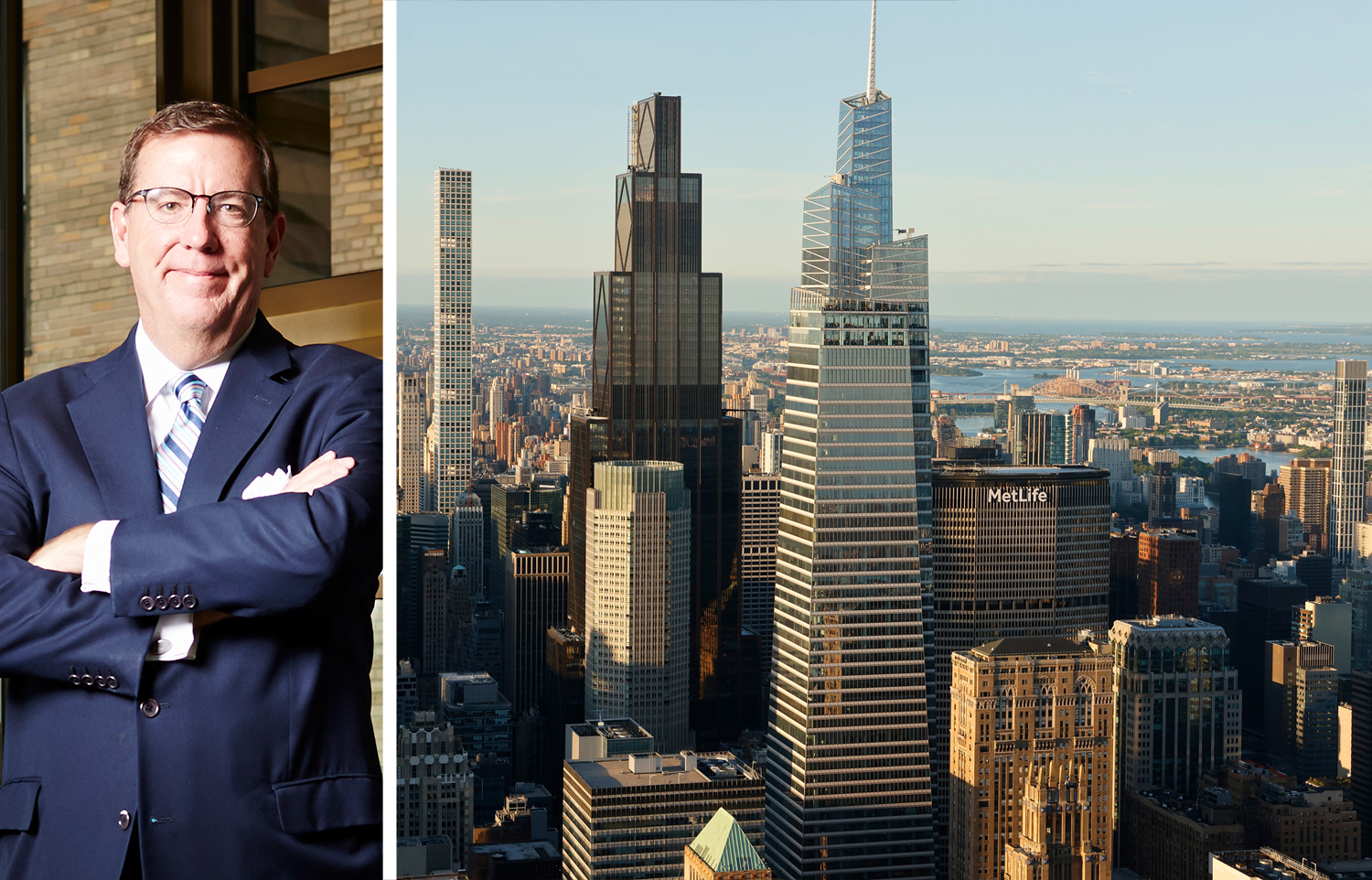 SL Green's Steven Durels and One Vanderbilt.