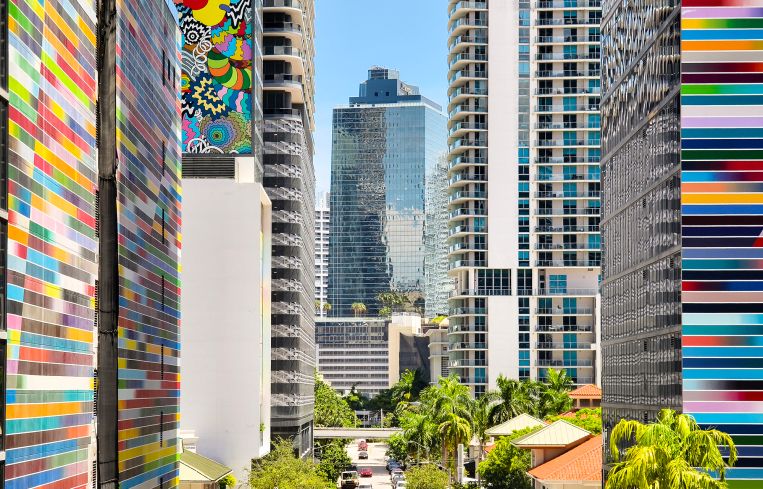 Miami's Brickell neighborhood.