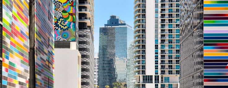 Miami's Brickell neighborhood.