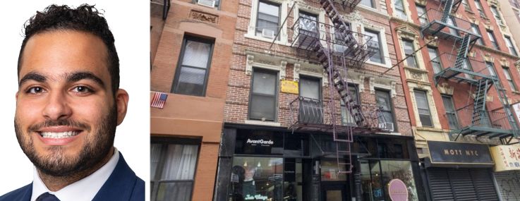 Noam Aziz, Managing Director at Meridian Retail Leasing and 167 Mott Street.