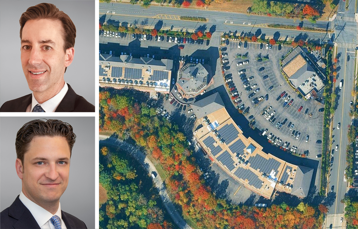 Conor Lalor (top) and Daniel O'Brien (bottom) and 2965 Veterans Road West in Staten Island.