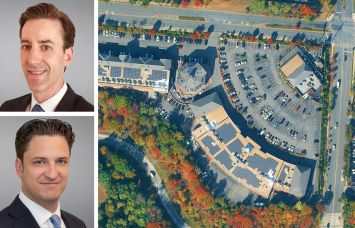 Conor Lalor (top) and Daniel O'Brien (bottom) and 2965 Veterans Road West in Staten Island.