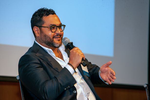 Amir Abdu speaks at the Commercial Observer Data Center Development & Infrastructure Agenda.