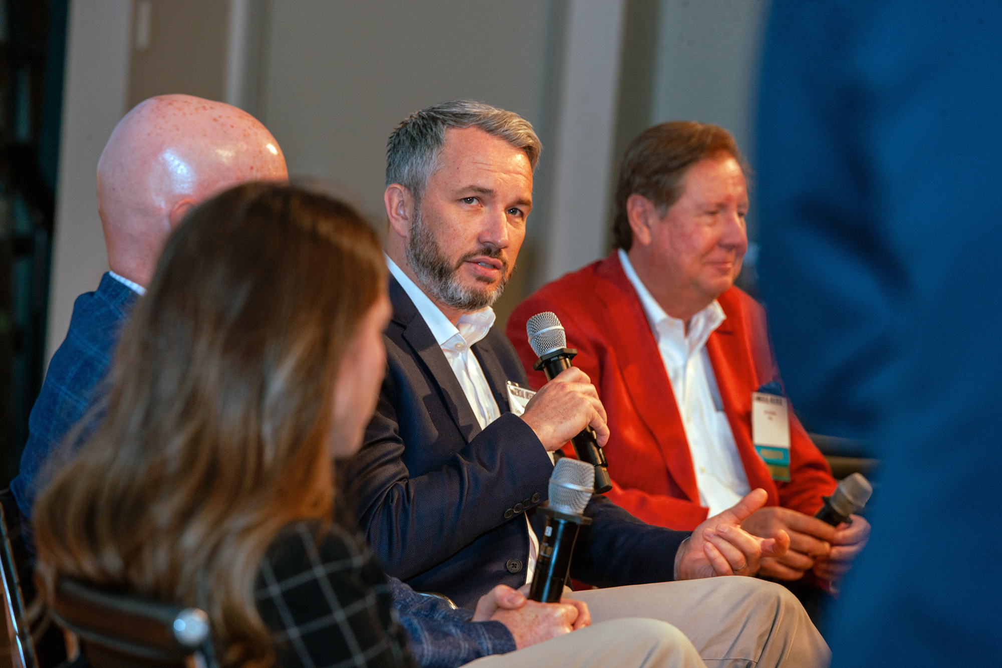 Aidan Hayes speaks at the Commercial Observer Data Center Development & Infrastructure Agenda.
