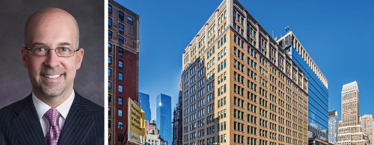 Newmark's Jeffrey Roseman and Seven Penn Plaza.