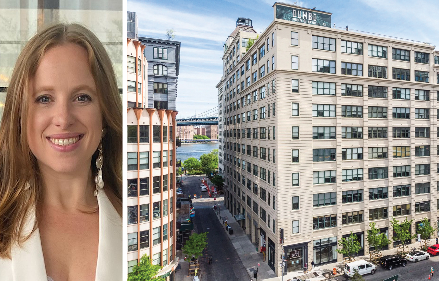 Two Trees' Alyssa Zahler and 45 Main Street, Brooklyn.
