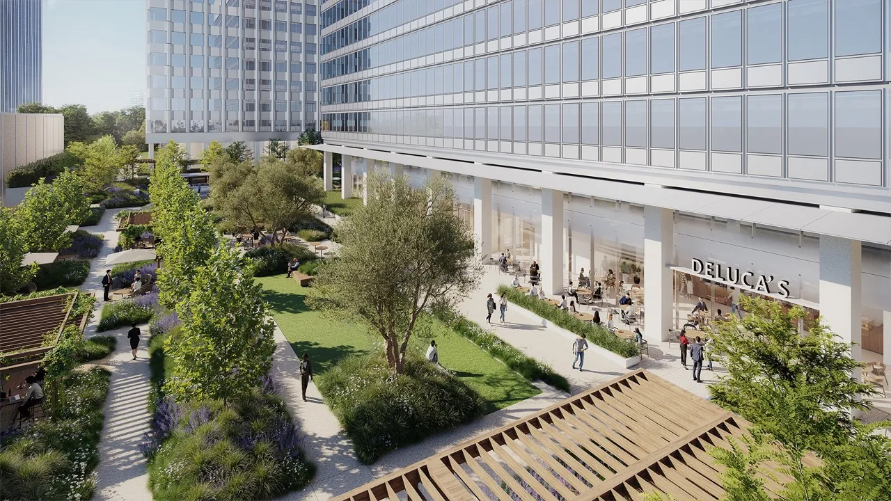 A rendering of Anderson Towers in Century City, Calif.