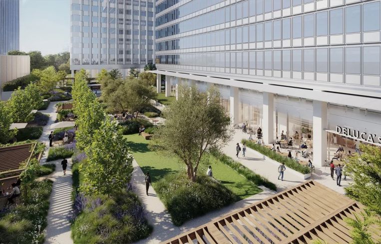 A rendering of Anderson Towers in Century City, Calif.