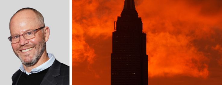Empire State Realty Trust's Anthony Malkin (top), Erez Asset Management's Bruce Schanzer, and the Empire State Building.