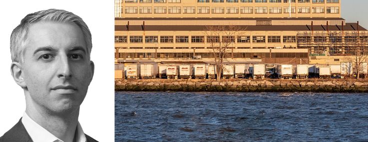 Newmark's Bernard Weitzman (top) and Ryan Gessin, and the Whale Building in Brooklyn.