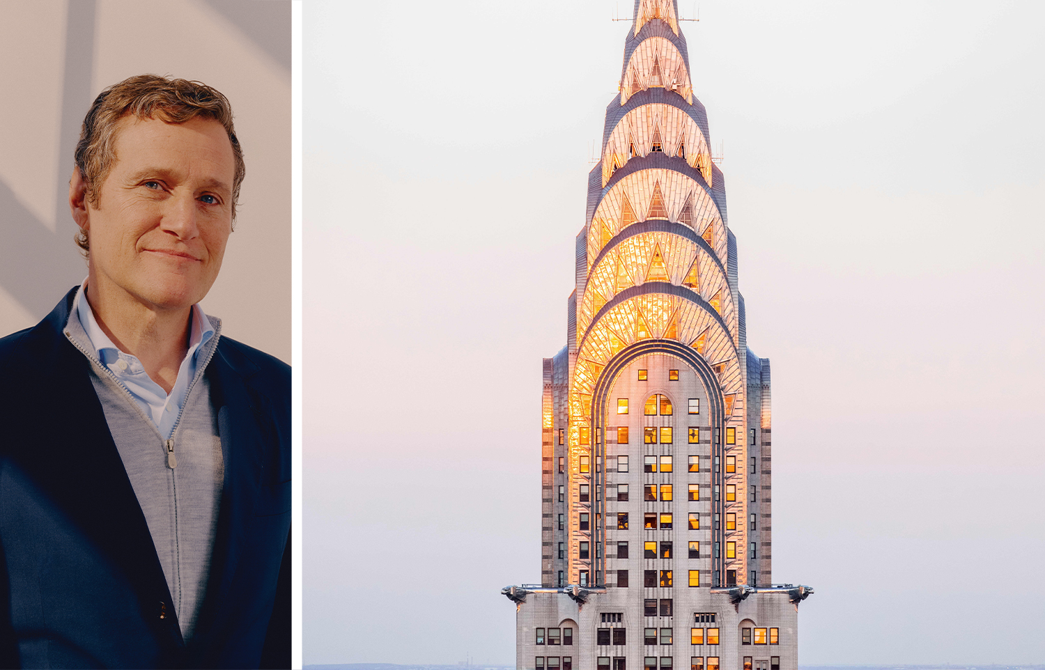 Rob Speyer and the Chrysler Building.