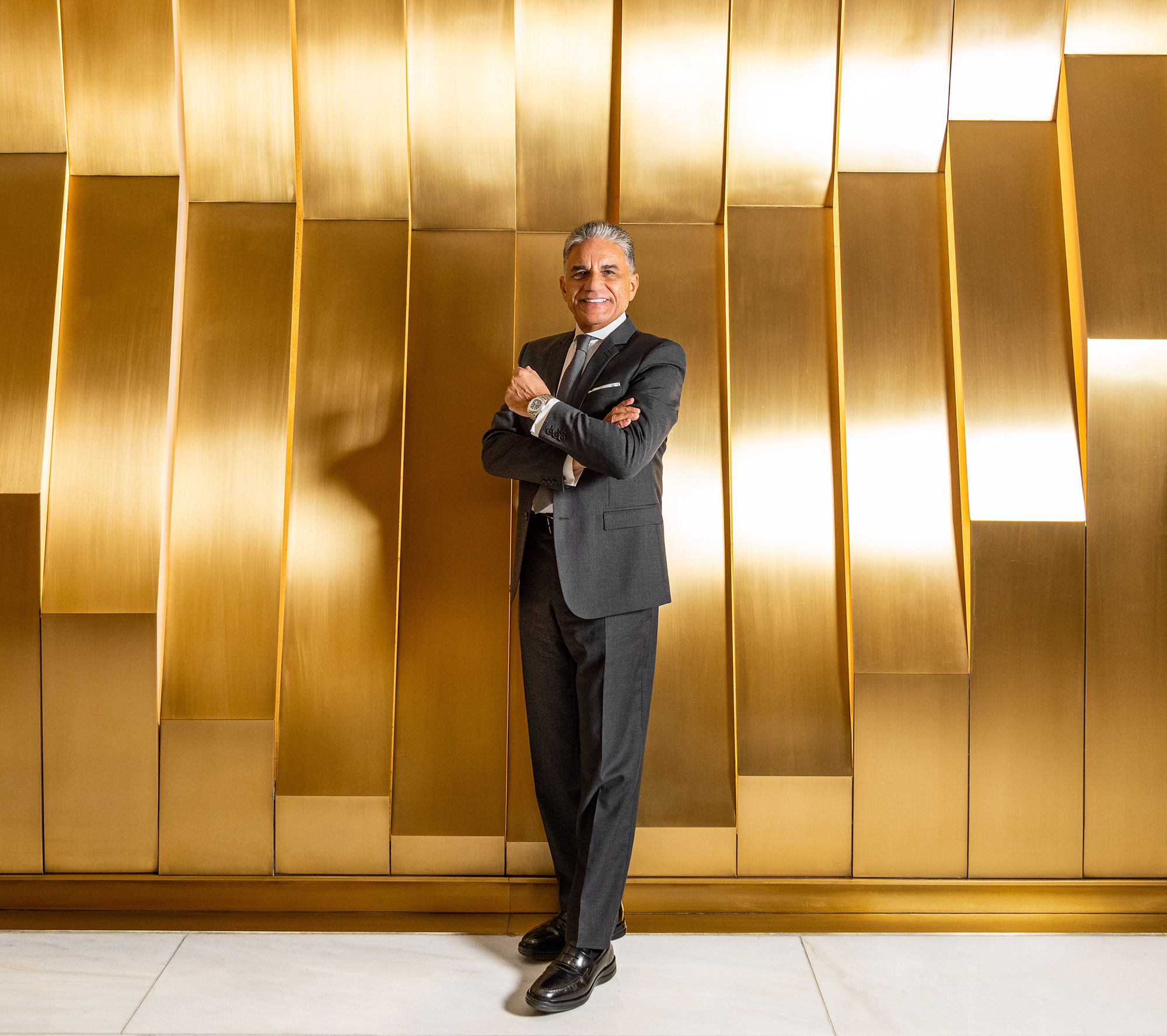 Joseph Moinian at the Moinian Group's office in New York.