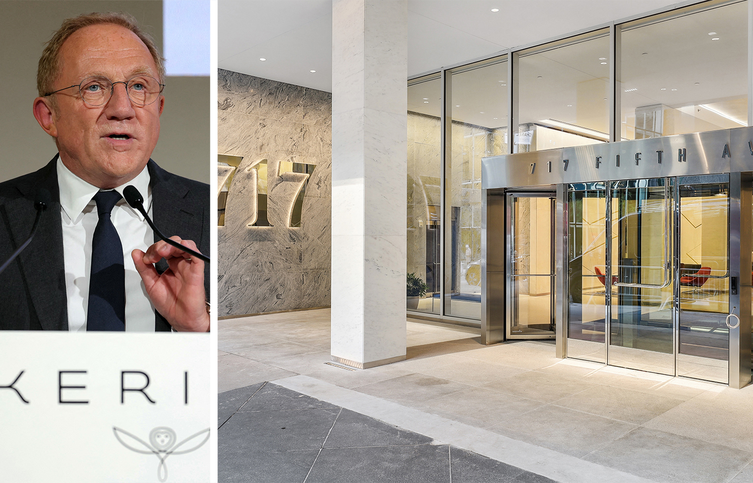 Francois Pinault, founder of Kering and 717 Fifth Avenue.