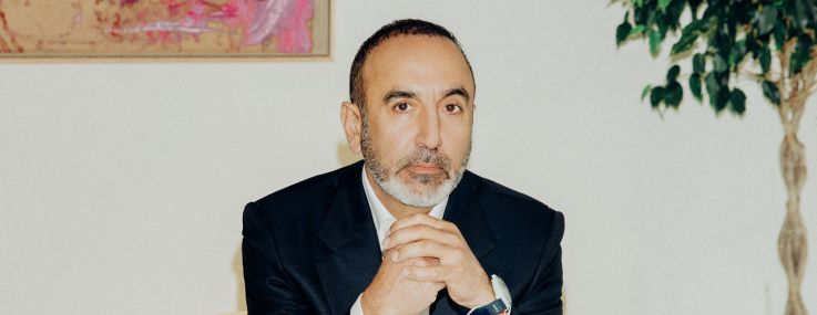 CloudHQ founder Hossein Fatah at the company's London office on Oct. 19, 2026.