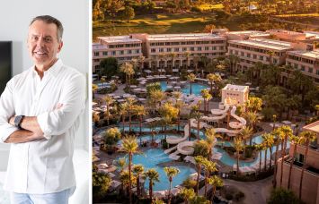 Trinity Investments President and CEO, Sean Hehir and the Grand Hyatt Indian Wells Resort & Villas in Indian Wells, Calif.