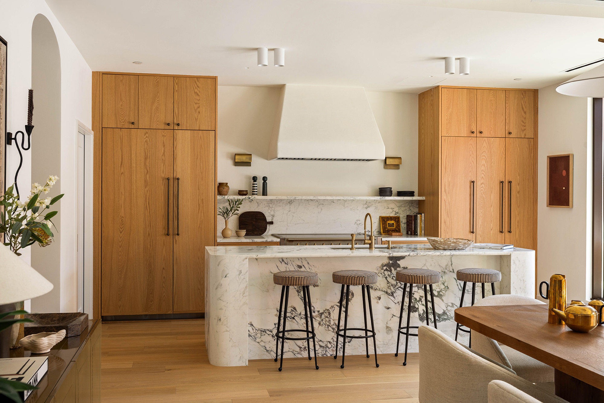Units range in size from two to five bedrooms.