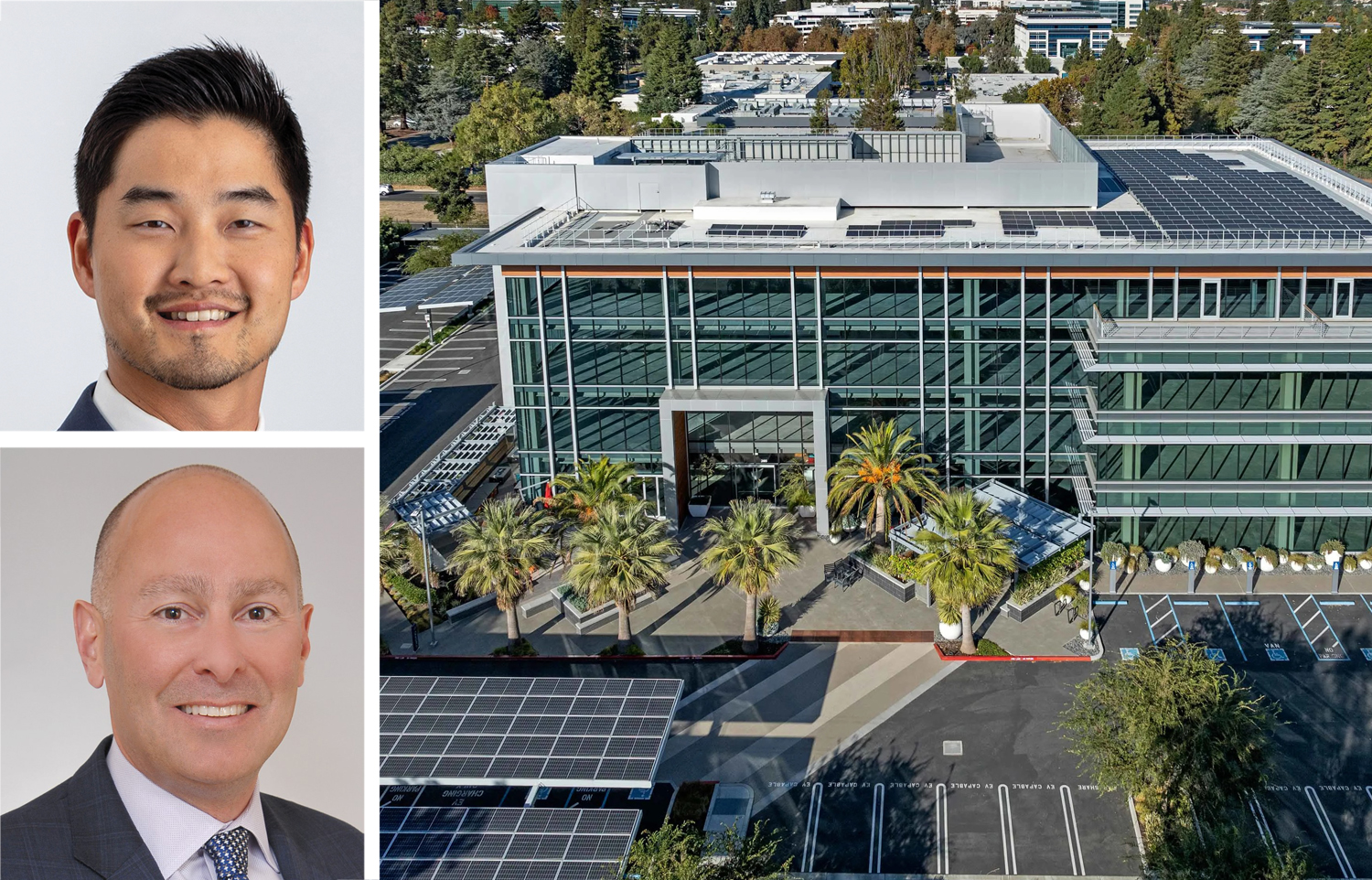 Mesa West's Hoony Shin (top) and Joshua Westerberg, and 285 Sobrante Way, Sunnyvale, Calif.
