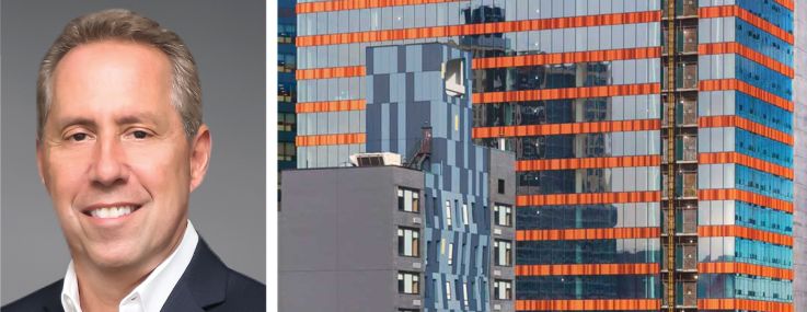 Daniel Levine (top) and David Falk (bottom) pictured with The JACX in Long Island City.