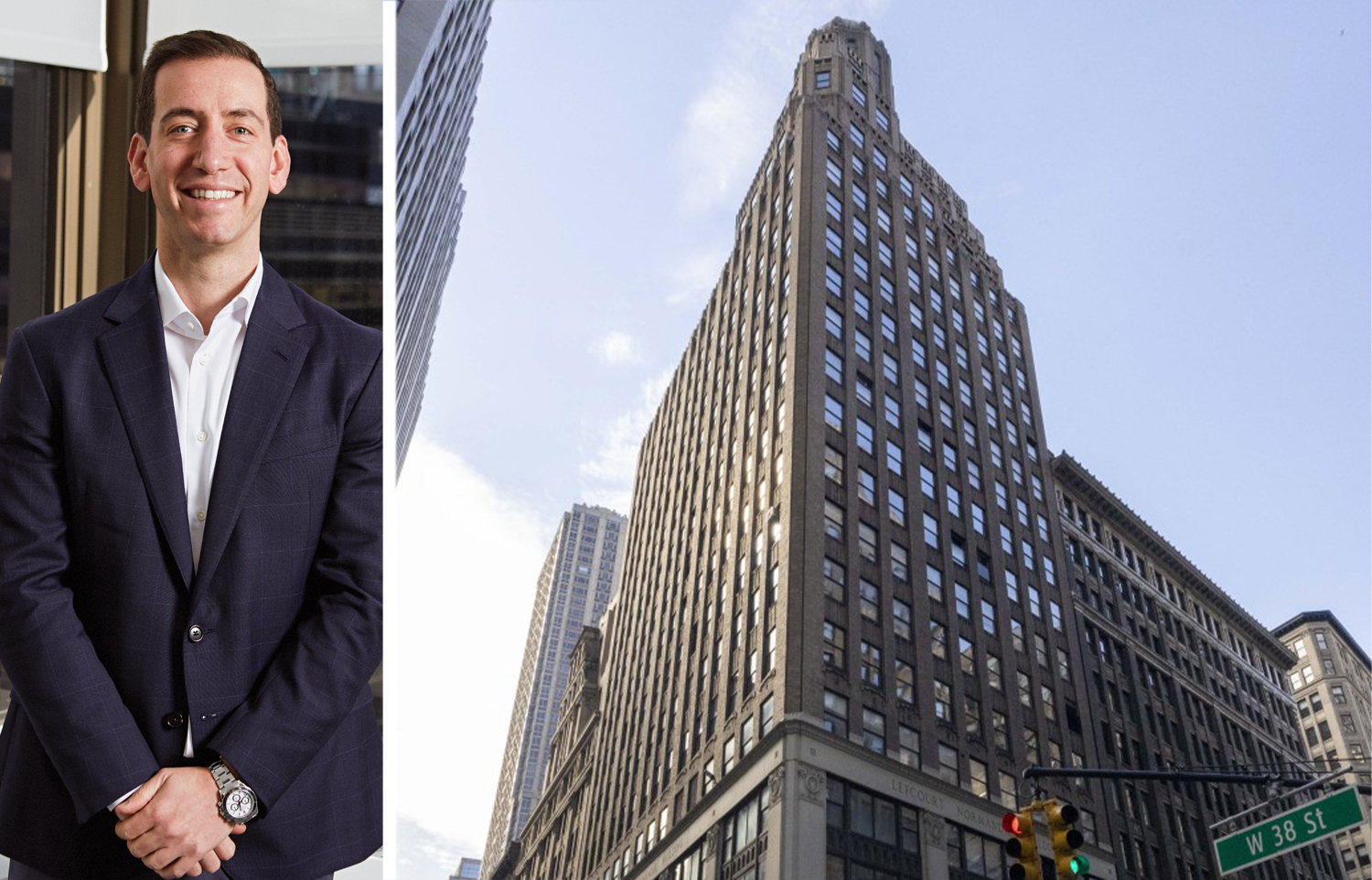 Maxim Capital's Jason Bordenick and 1384 Broadway.