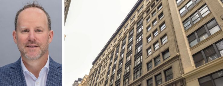 Adams & Company's Jeff Buslik and 231 West 39th Street.