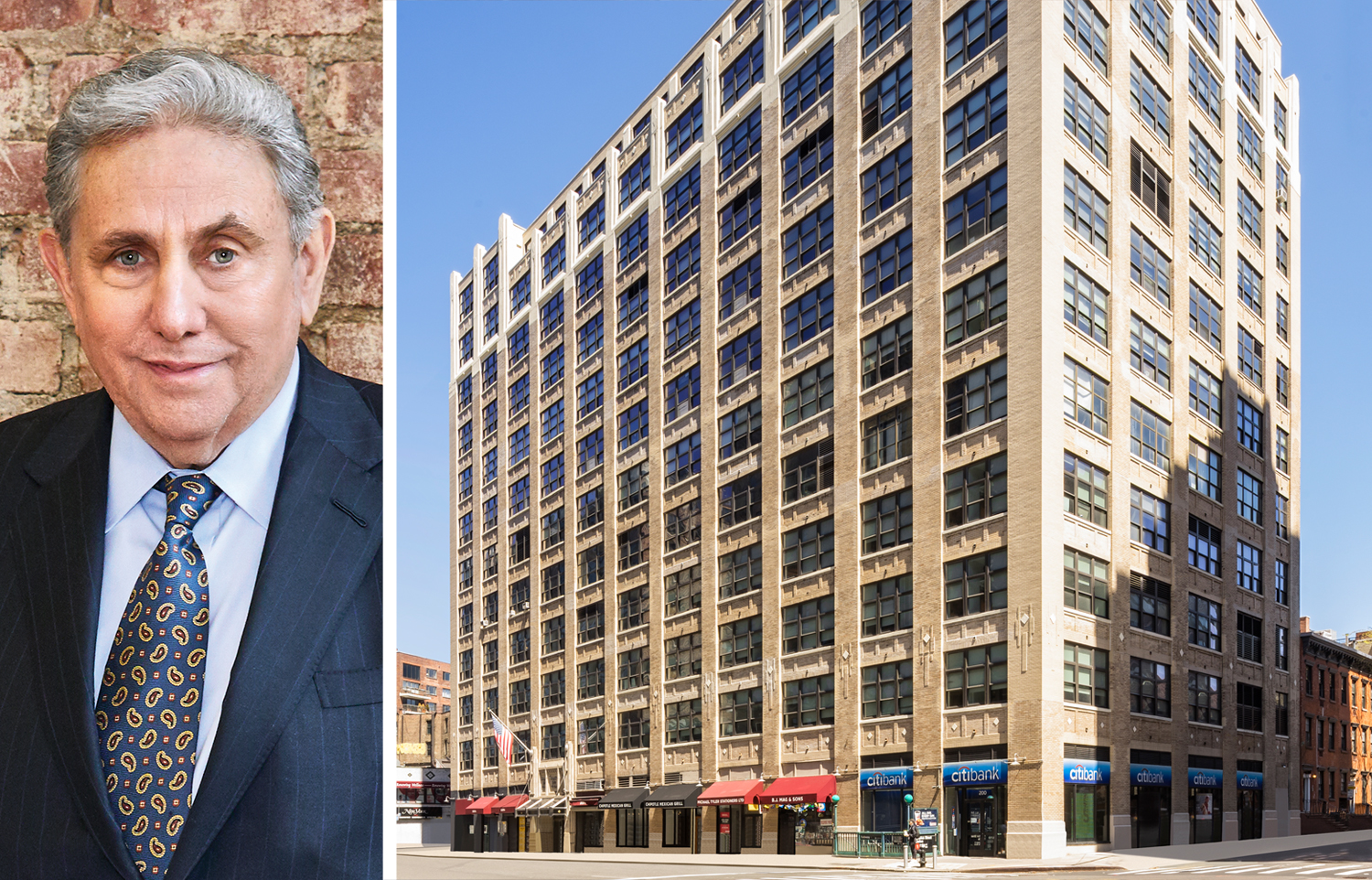 GFP Real Estate's Jeffrey Gural and 200 Varick Street.