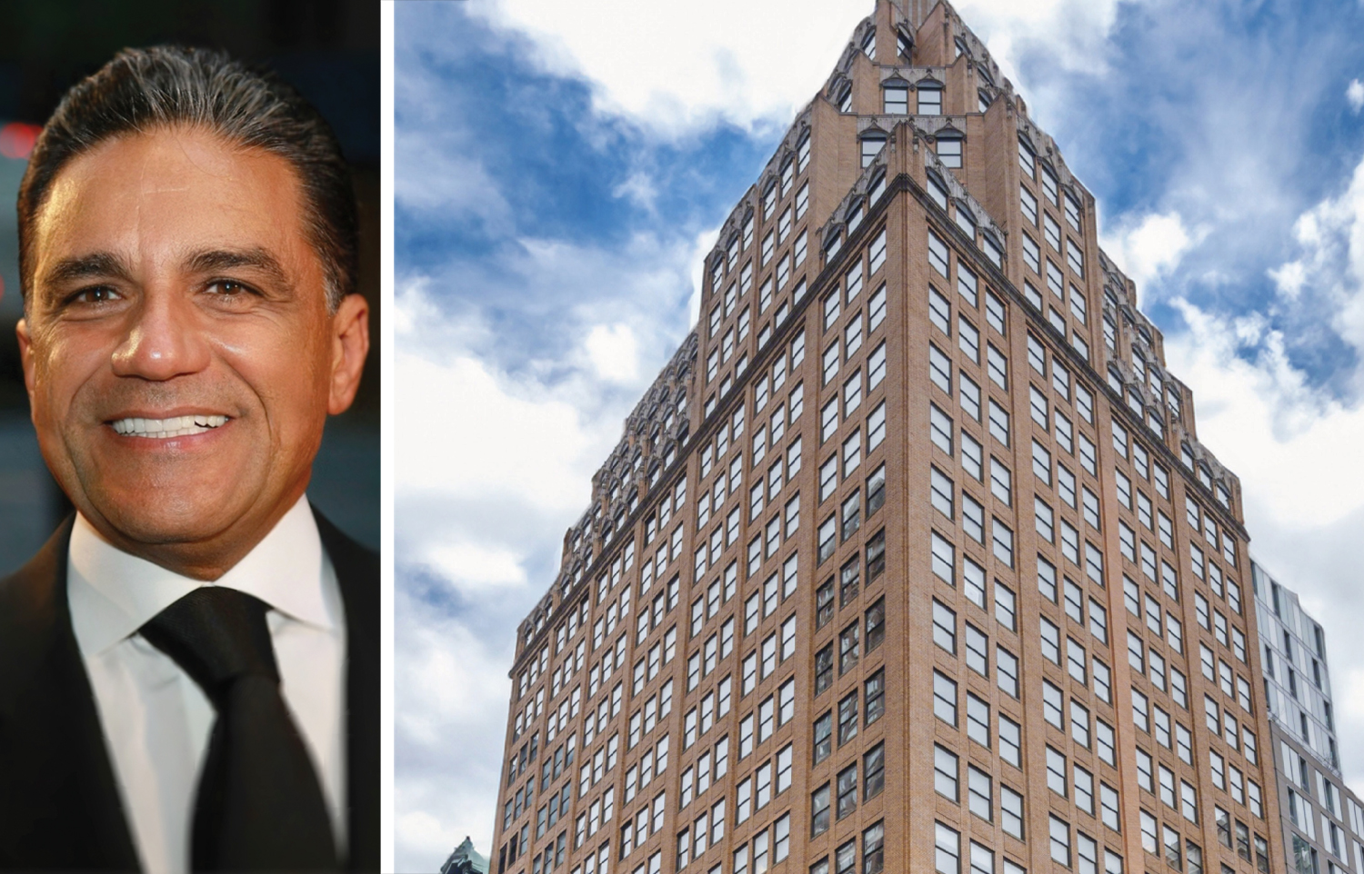The Moinian Group's Joseph Moinian and 245 Fifth Avenue.