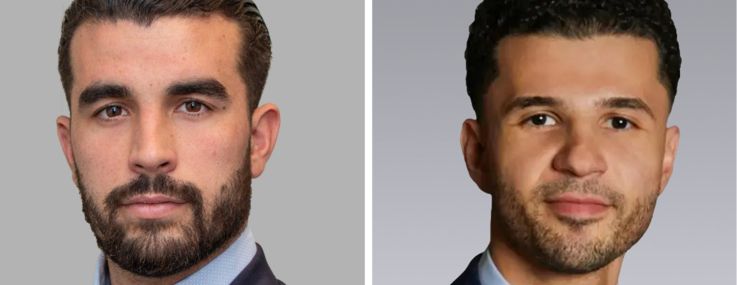 Jospeh Hentze Jr. (left) and John Albal (right).
