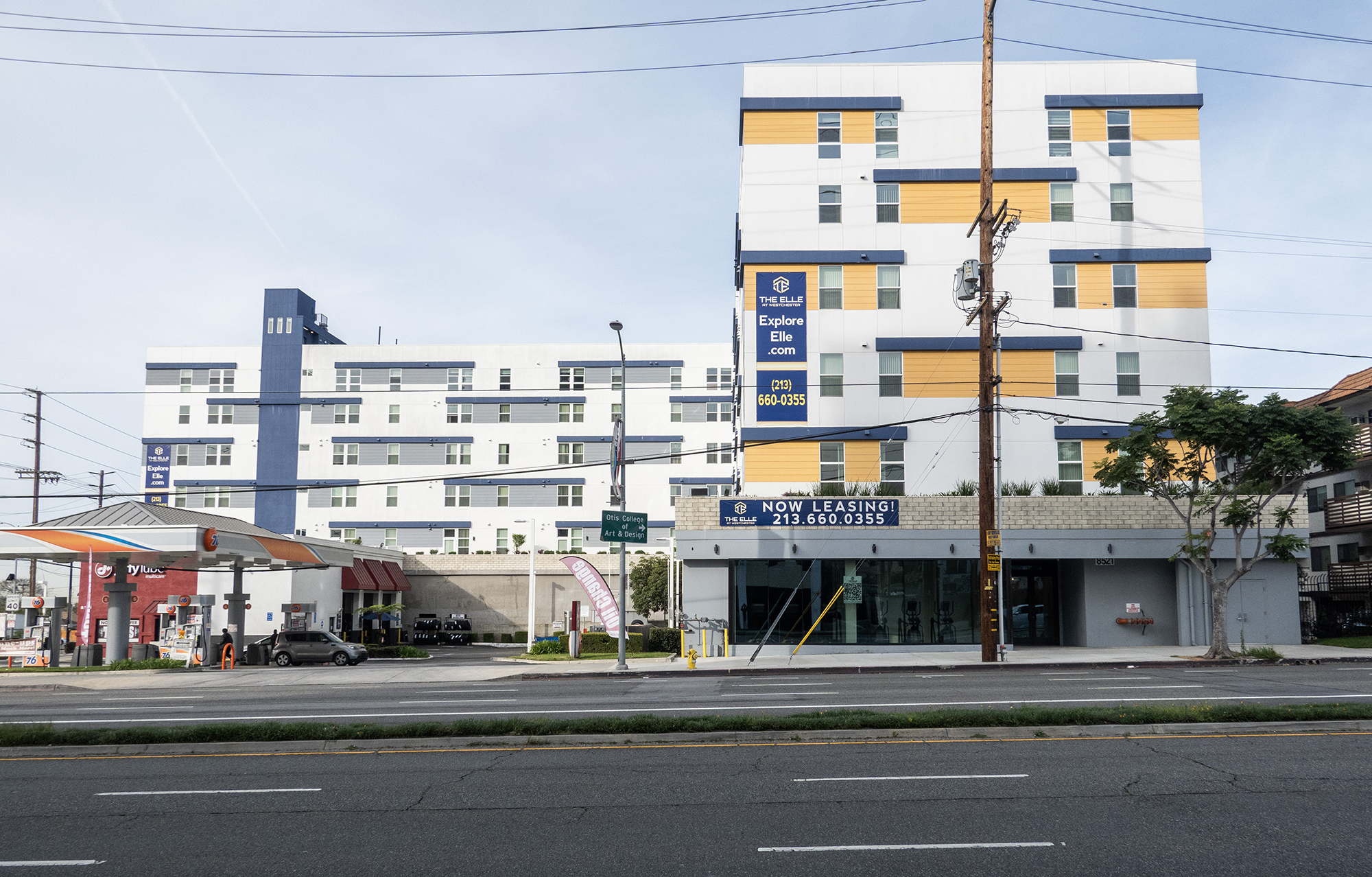 A rental building in the Westchester neighborhood of Los Angeles.