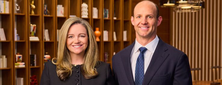 Laura Hines-Pierce (left) and Adam Hines (right), Co-CEO's of Hines.