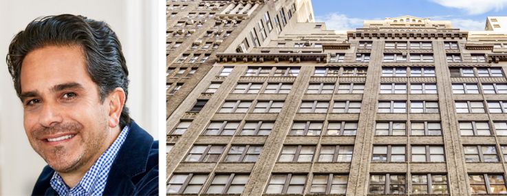 GFP Real Estate's Matthew Mandell (top), Intrepid Real Estate's David Menaged and 247 West 37th Street.