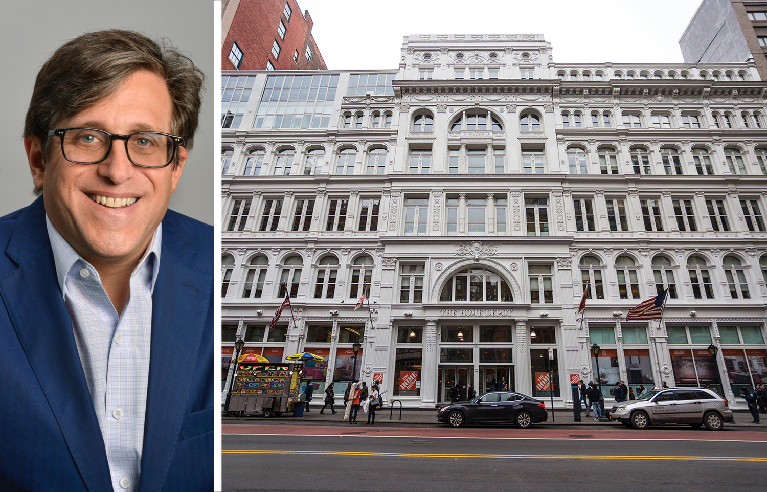 Williams Equities' Michael Cohen and 28-40 West 23rd Street.