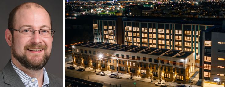 Michael Doty of Nuveen Green Capital and the Somerset Phase II development in Philadelphia.