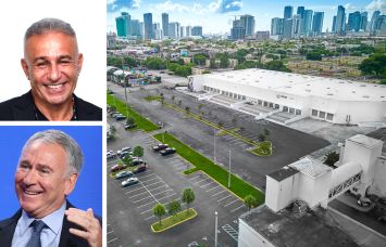 Moishe Mana (top), Ken Griffin and Mana Wynwood in Miami.
