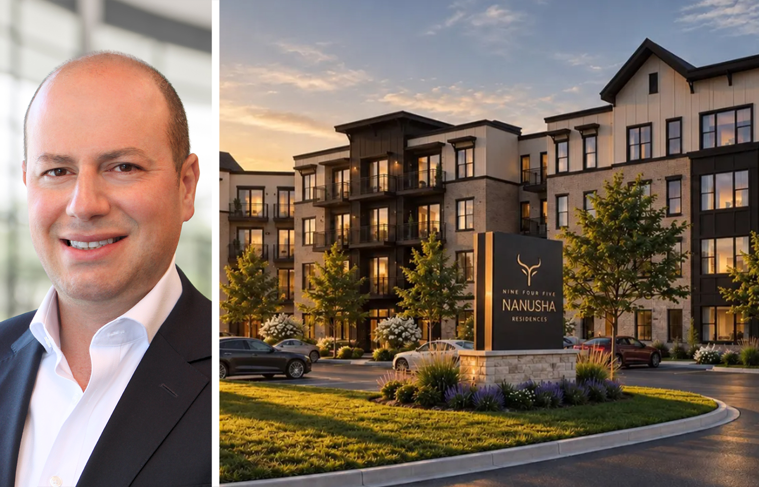 Morris Betesh of Arrow Real Estate Advisors and 945 Nanusha Residences in Buffalo Grove, Ill.