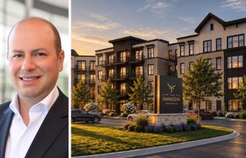 Morris Betesh of Arrow Real Estate Advisors and 945 Nanusha Residences in Buffalo Grove, Ill.