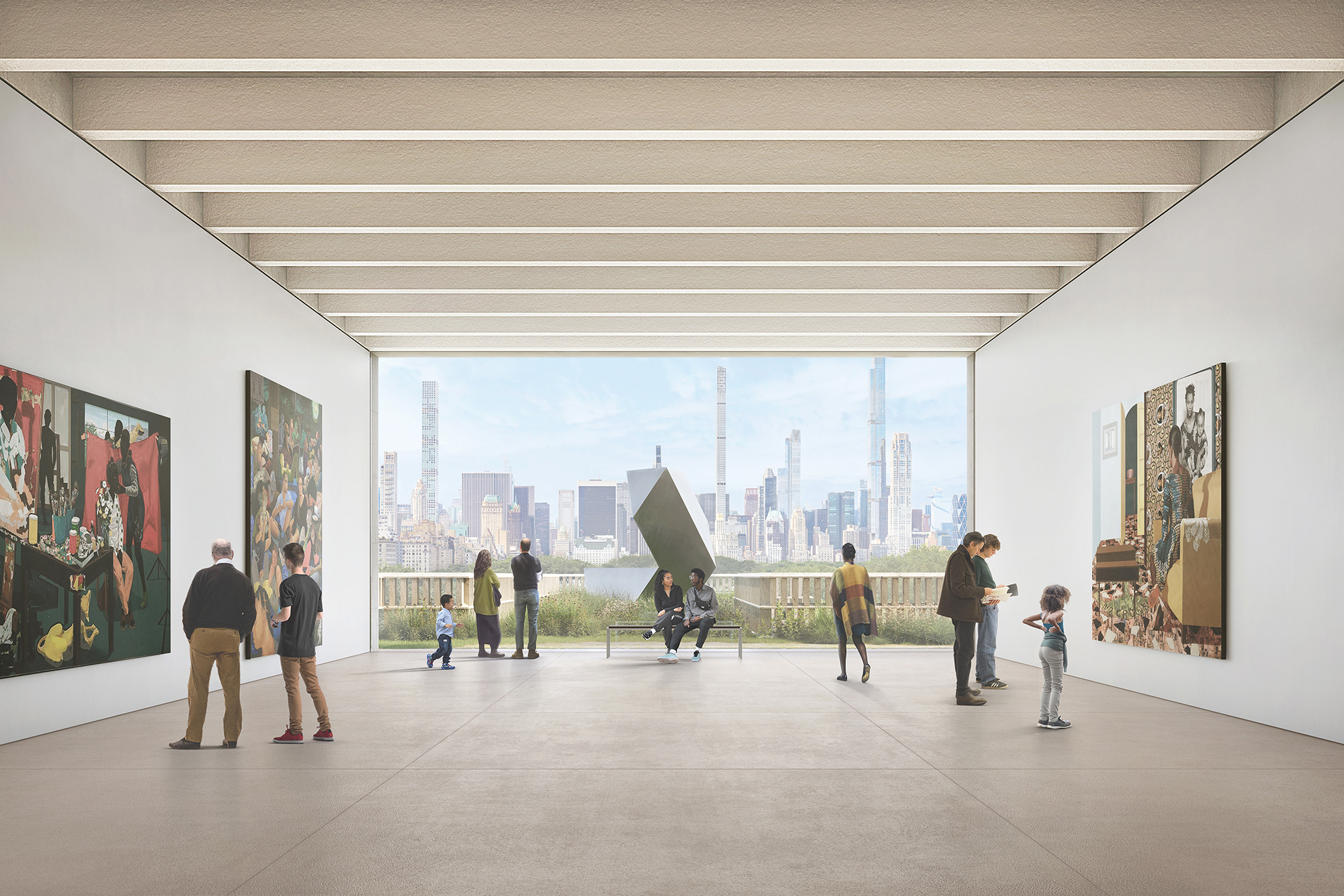 The Met has broken ground on a new wing.