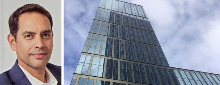 Northwind Group's Ran Eliasaf and 141 Willoughby Street, Brooklyn.