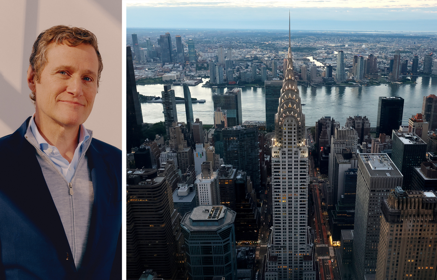 Tishman Speyer's Rob Speyer and the Chrysler Building.