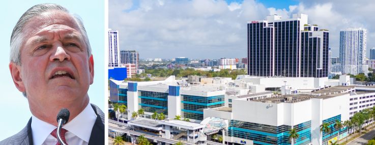 Robert DeSalvio, president of Genting Americas East, and the Omni Center in Miami.