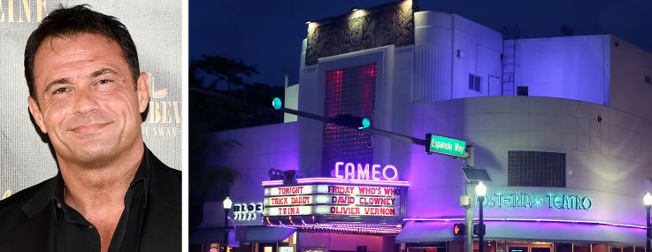 Romain Zago and the Cameo Theater in Miami.
