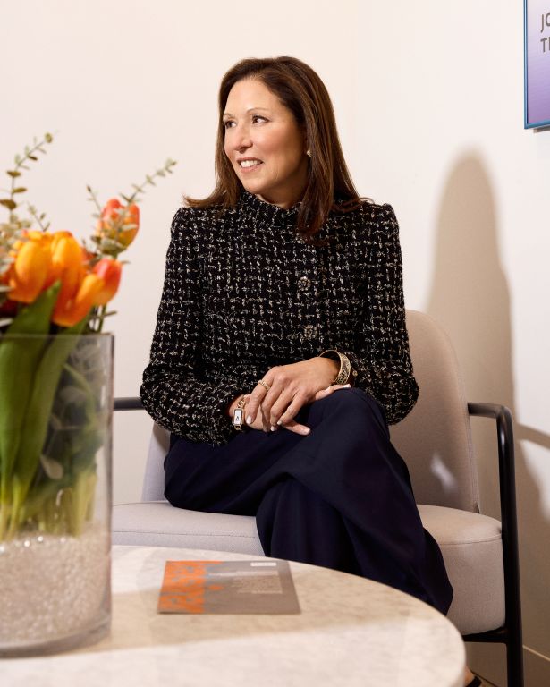 Suri Kasirer in the Kasirer office in New York.