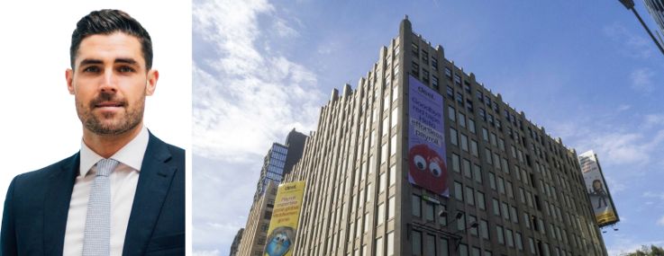Douglas Elliman's Thomas Higgins and 260 Spring Street.