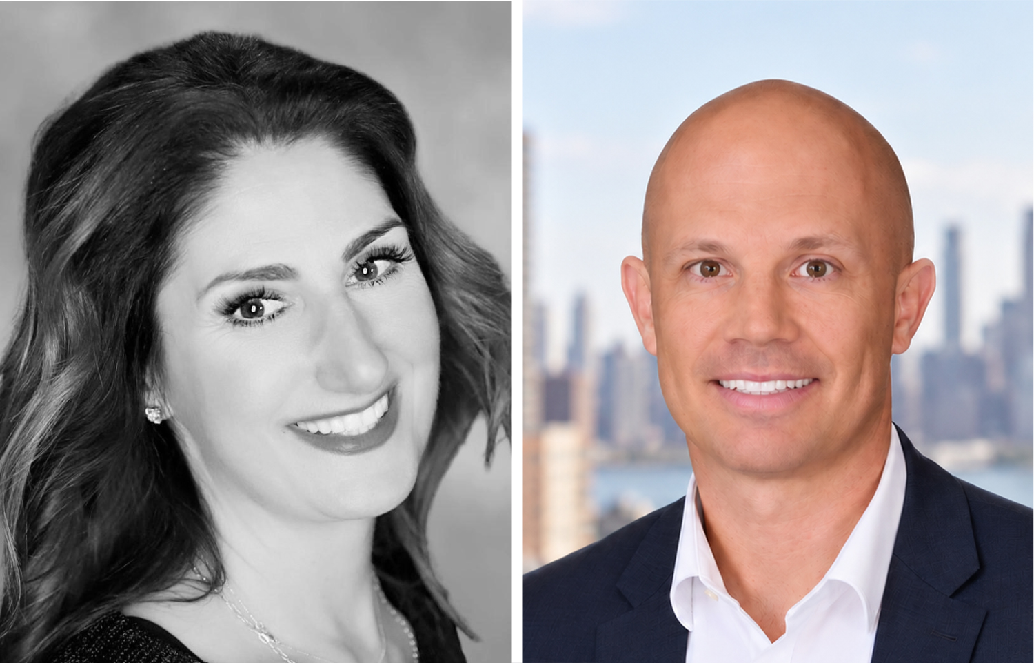 Whitney Arcaro (left) and Gerard Norcia.