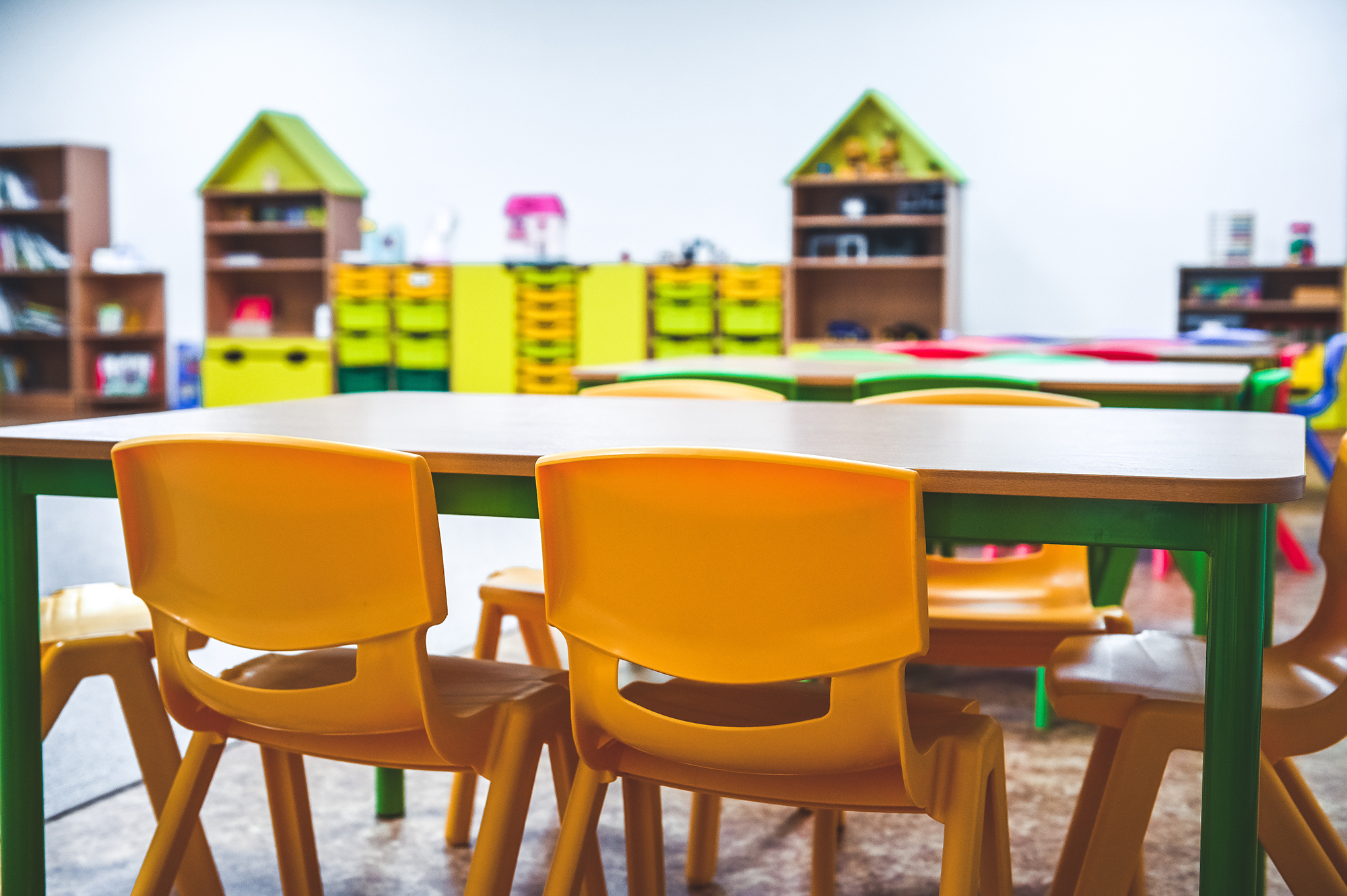 An empty daycare facility.